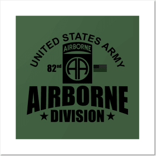 82nd Airborne Division (subdued) Posters and Art